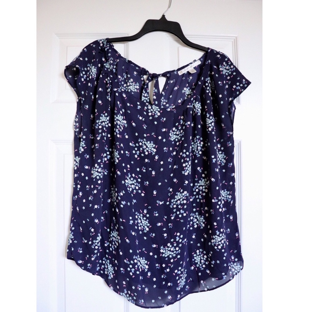 Lauren Conrad Pleated Blouse